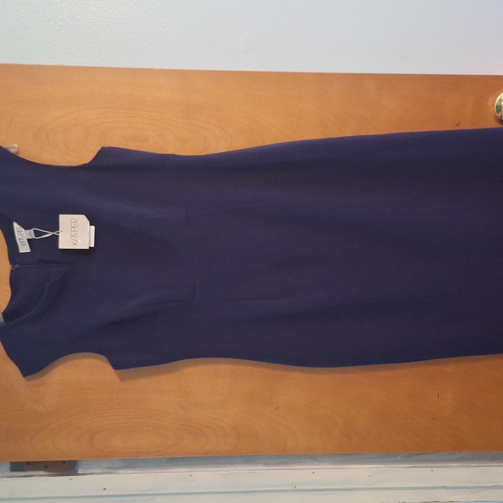 Kasper Women's Deep Blue Midi Dress